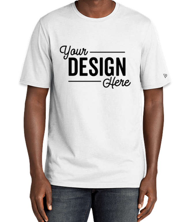 Custom New Era Tri-Blend T-shirt - Design Short Sleeve Performance ...