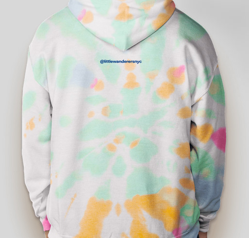 Little Wanderers Tie Dye T-Shirt Fundraiser Fundraiser - unisex shirt design - back