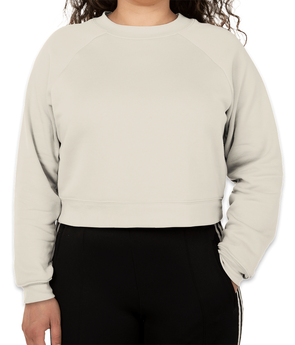 Bella + Canvas Women's Cropped Crewneck Sweatshirt
