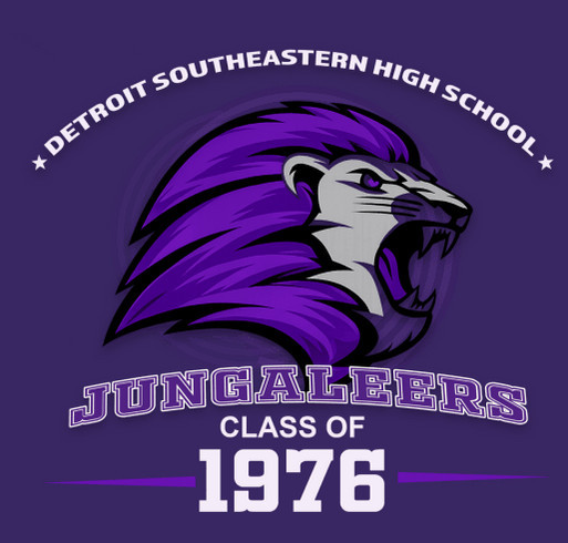 Southeastern Class of 76 shirt design - zoomed