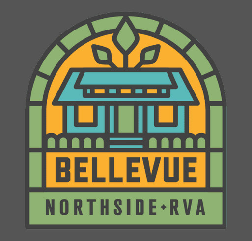 Bellevue Civic Association hat drive shirt design - zoomed