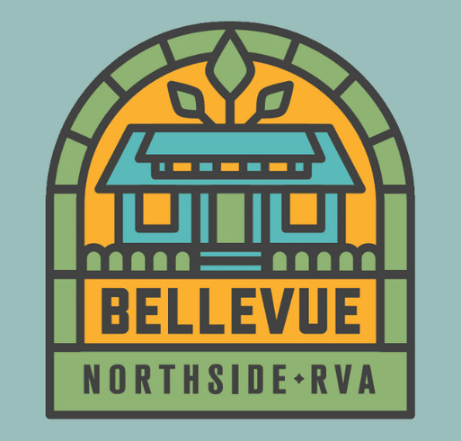 Bellevue Civic Association hat drive shirt design - zoomed