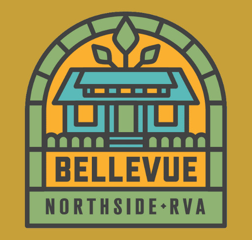 Bellevue Civic Association hat drive shirt design - zoomed