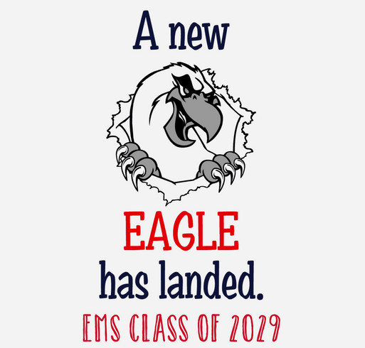 EMS Incoming 6th Grade Fundraiser shirt design - zoomed