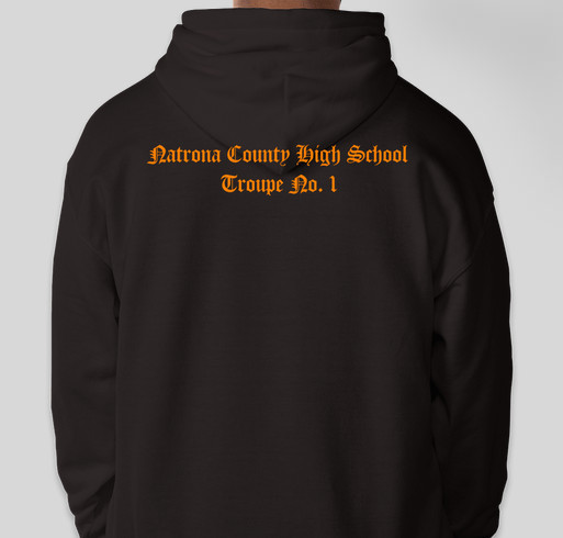Natrona County H.S. Thespian Troupe's 90th Birthday! Fundraiser - unisex shirt design - back