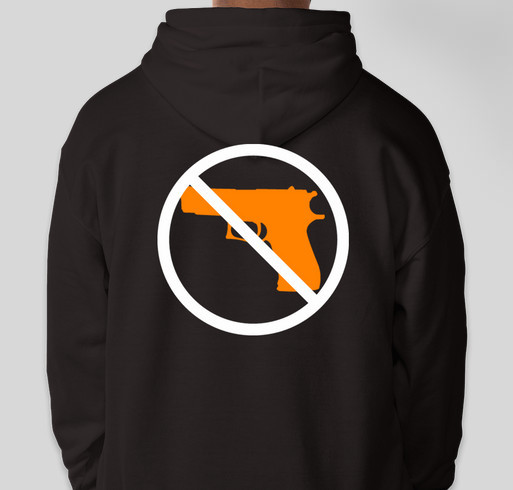 Shirts Not Shots - gun control awareness Fundraiser - unisex shirt design - back