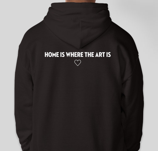 Art House Hoodie! Fundraiser - unisex shirt design - back