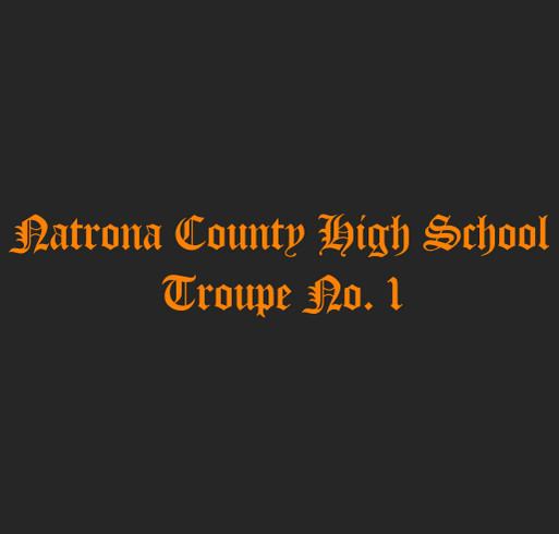 Natrona County H.S. Thespian Troupe's 90th Birthday! shirt design - zoomed