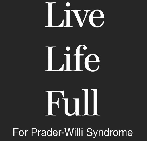 Funding research to Live Life Full shirt design - zoomed