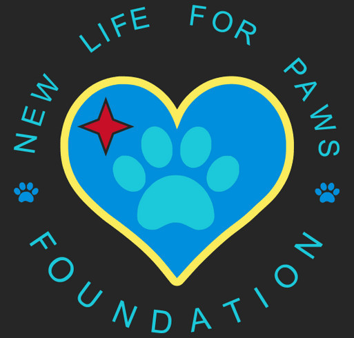 New Life For Paws- November 2025 shirt design - zoomed