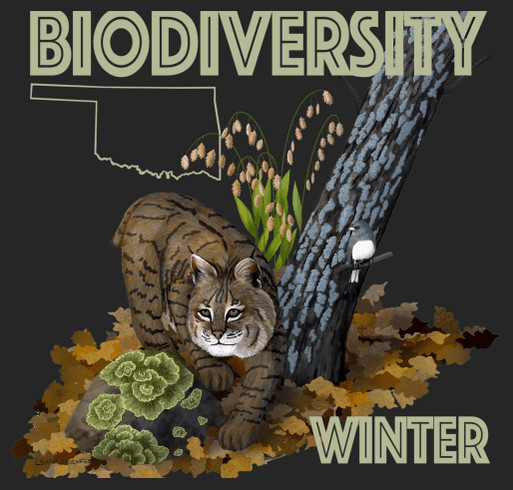 Winter BioBlitz! shirt design - zoomed