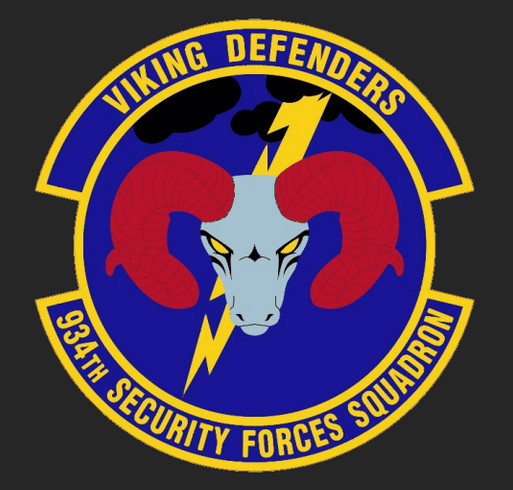934 Security Forces Squadron shirt design - zoomed