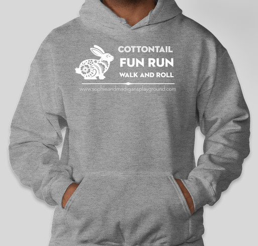 Cottontail Fun Run Walk and Roll Fundraiser - unisex shirt design - front