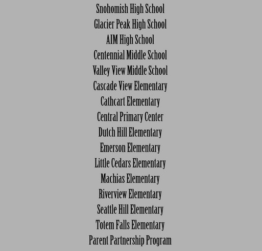 Snohomish High School Band 90th Anniversary shirt design - zoomed