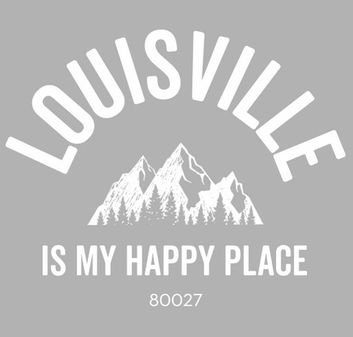 Louisville Is My Happy Place shirt design - zoomed