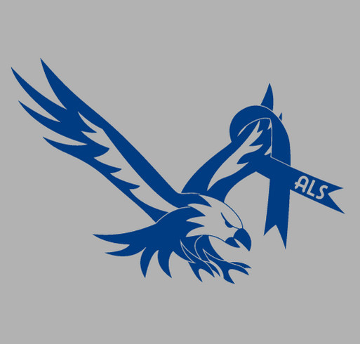 Eagles Vs. ALS shirt design - zoomed