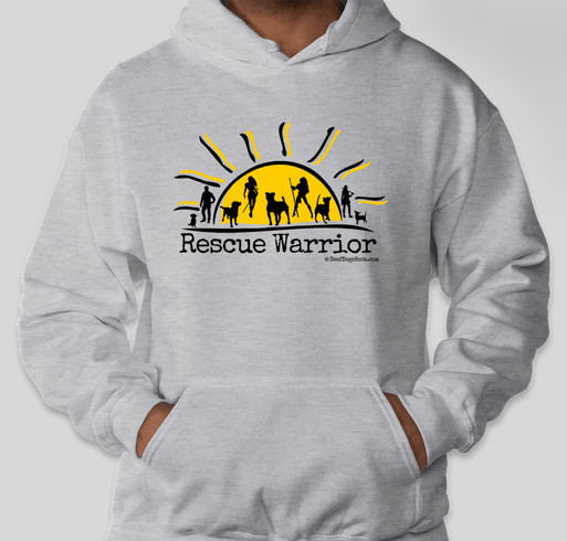 I Am a Rescue Warrior! Fundraiser - unisex shirt design - front