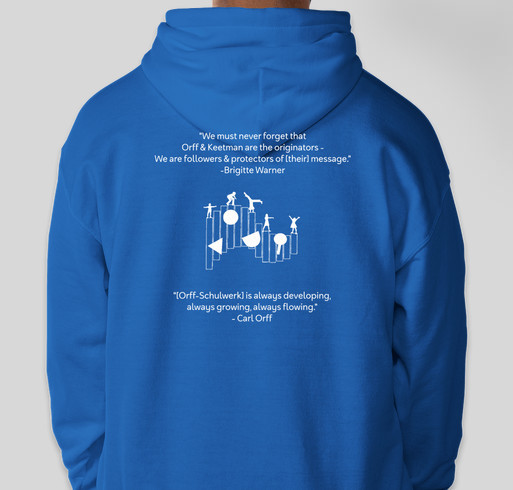 50th Anniversary Shirts for the Middle Atlantic Chapter of the American Orff-Schulwerk Association Fundraiser - unisex shirt design - back