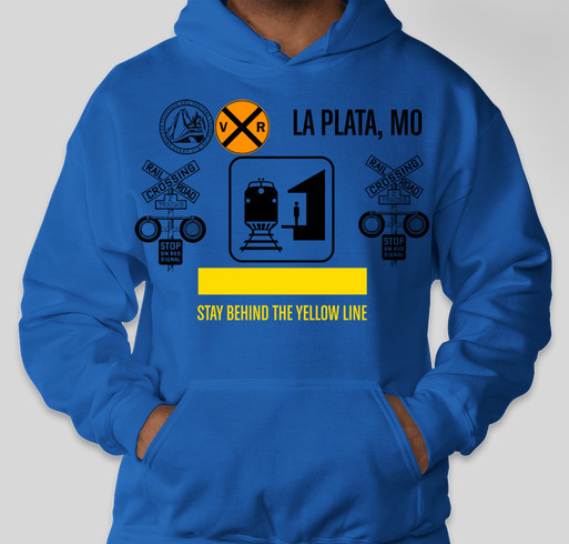 LaPlata Railroad Days Keith Thomas Tribute Hoodie Fundraiser - unisex shirt design - front