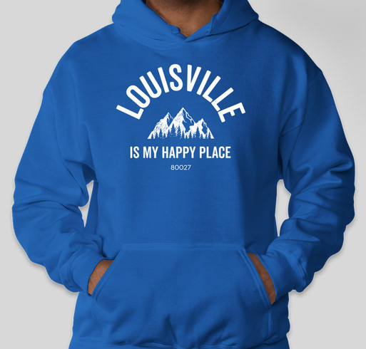Louisville Is My Happy Place Fundraiser - unisex shirt design - front