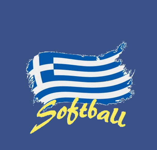 Official Greek Softball 2019 Teamwear shirt design - zoomed
