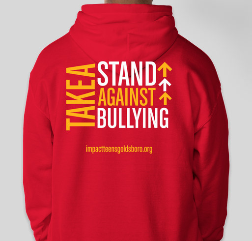 Impact Teens Against Bullying Fundraiser - unisex shirt design - back