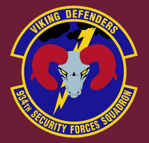 934 Security Forces Squadron shirt design - zoomed
