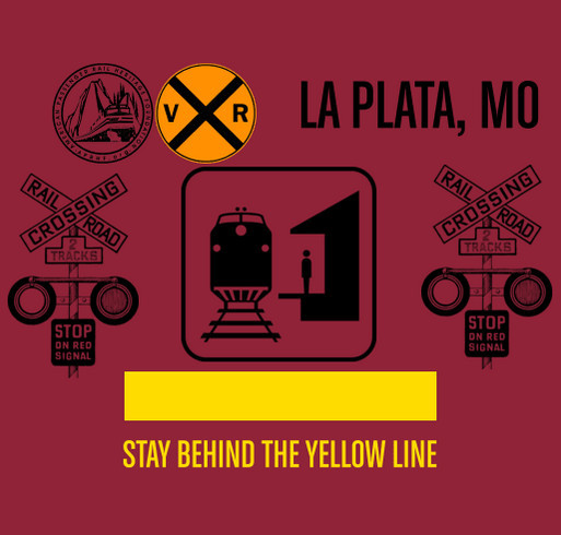 LaPlata Railroad Days Keith Thomas Tribute Hoodie shirt design - zoomed