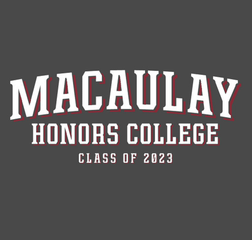 CELEBRATE THE MACAULAY CLASS OF 2023 shirt design - zoomed