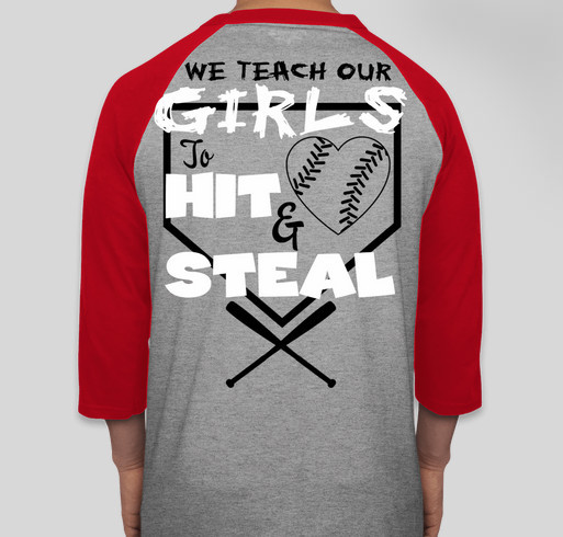 Lady Warrior Softball Fundraiser - unisex shirt design - back