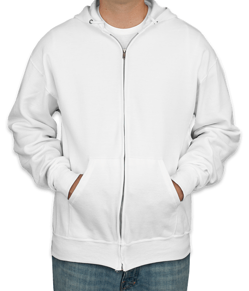 jerzees zip up hoodie