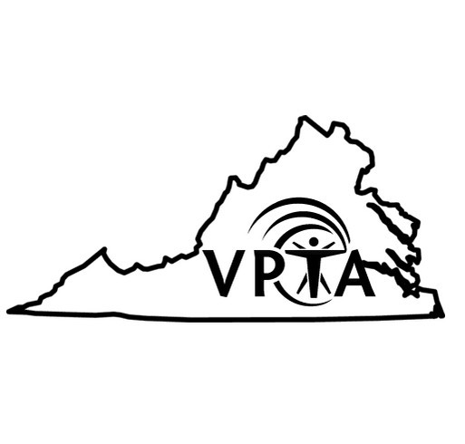 Virginia Physical Therapy Association Student SIG Fundraiser shirt design - zoomed