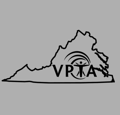 Virginia Physical Therapy Association Student SIG Fundraiser shirt design - zoomed