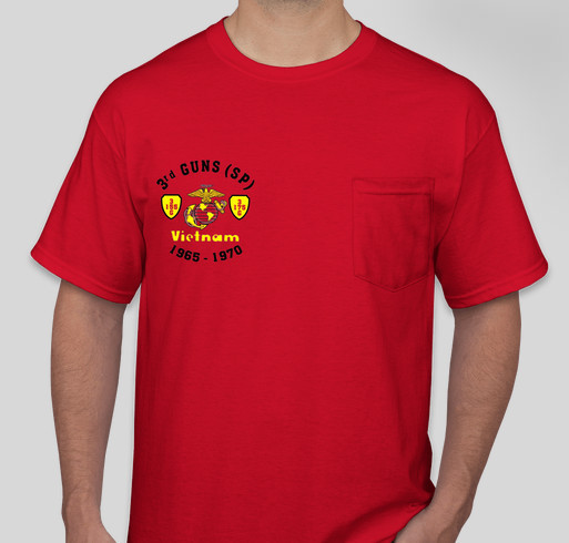 USMC - 3rd 155/175 Gun Battery 5th annual reunion Fundraiser - unisex shirt design - front