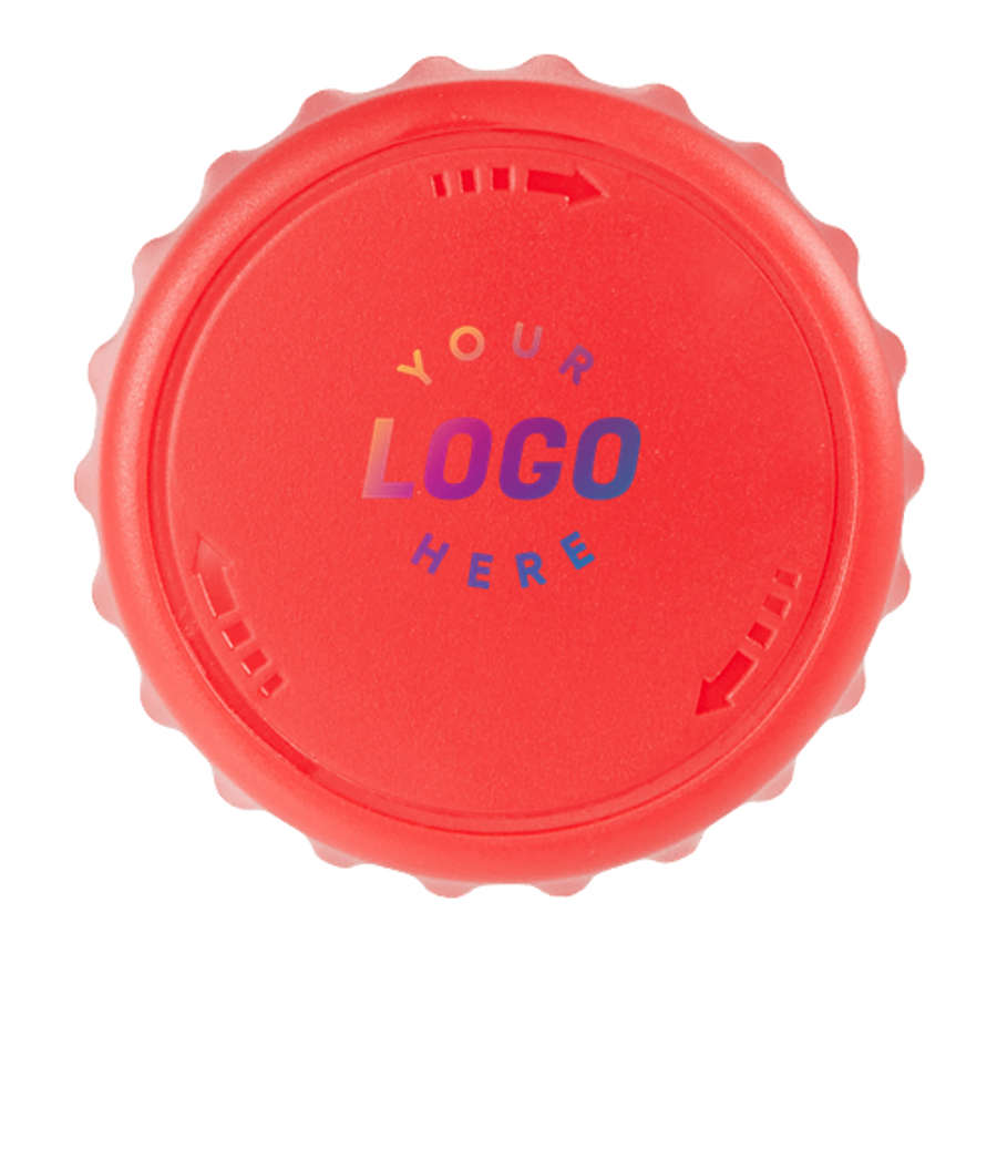 Recycled Bottle Topper & Opener in Red