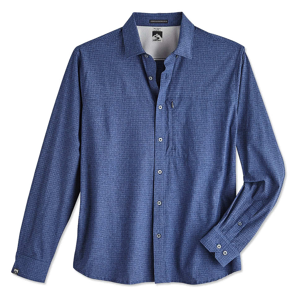 Storm Creek Naturalist Recycled Long Sleeve Woven Shirt - Embroidered