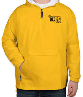 Charles River Classic Hooded Packable Anorak - Color: Yellow