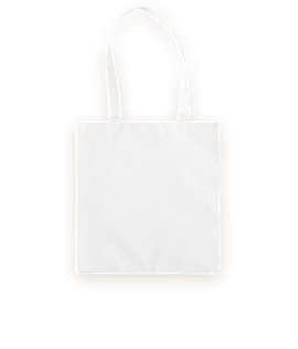Basic 50% Recycled Poly Tote Bag - Color: White