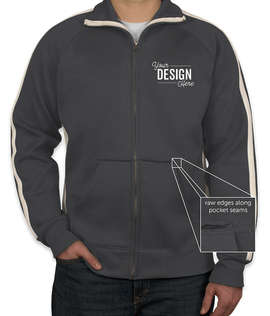 J. America Vintage Track Jacket - Color: Graphite / White