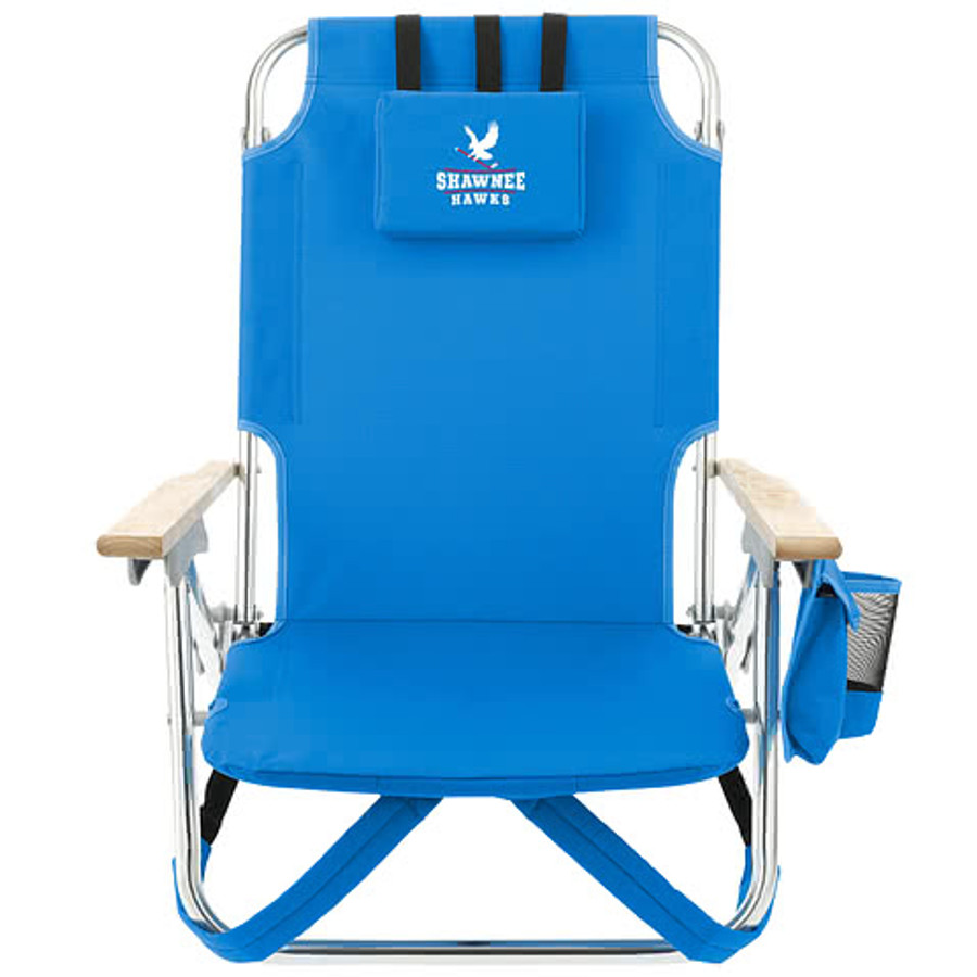 5-Position Folding Beach Chair in Royal