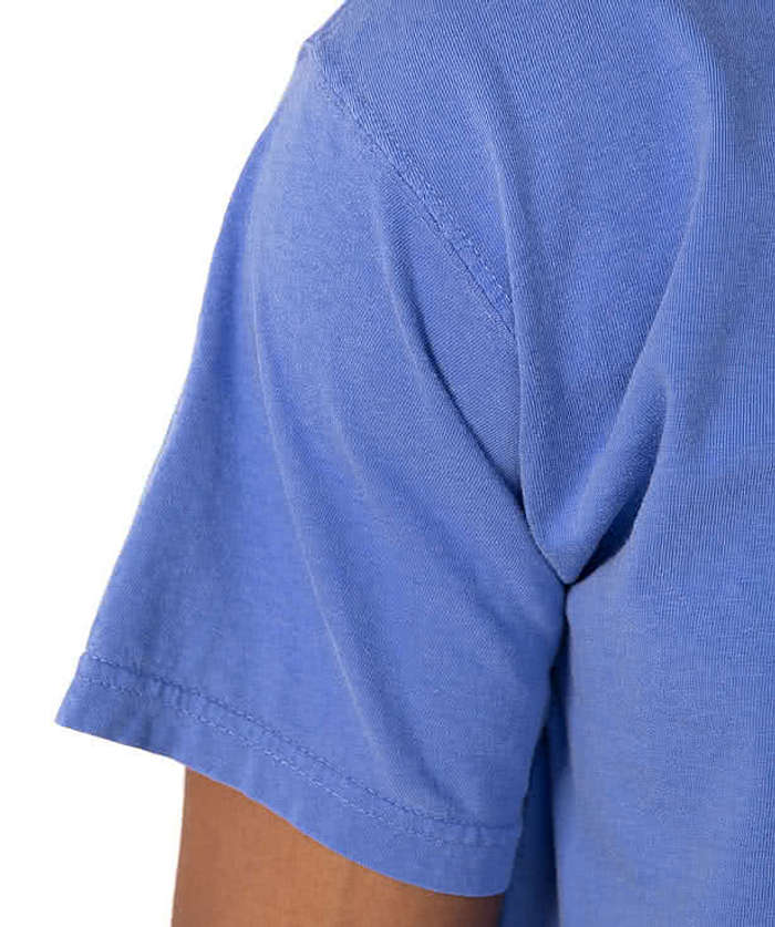 Comfort Colors 100% Cotton Pocket T-shirt - Embroidered