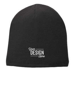Port & Company Acrylic Fleece Lined Beanie - Color: Black