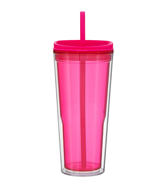 20.9 oz. Vast Acrylic Tumbler with Straw