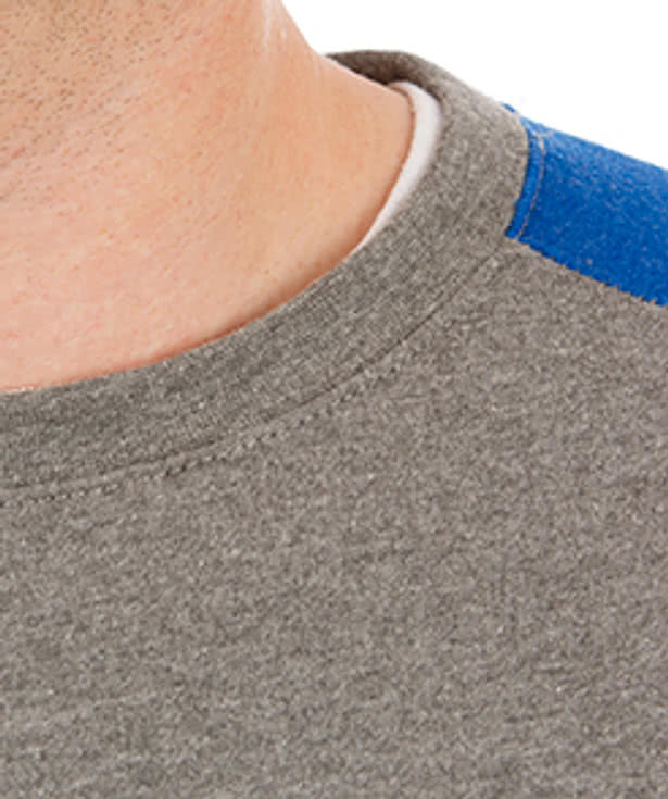 Independent Trading Heather Raglan Crewneck Sweatshirt