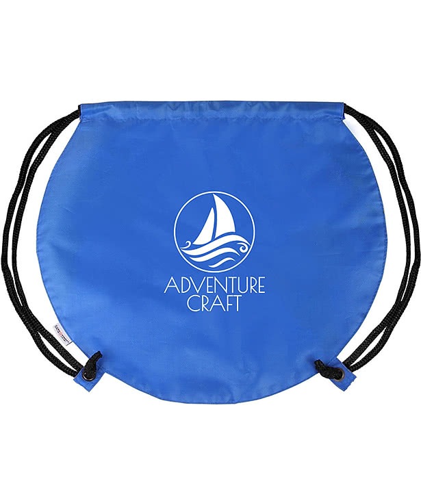 Recycled Earth Day Globe Drawstring Bag