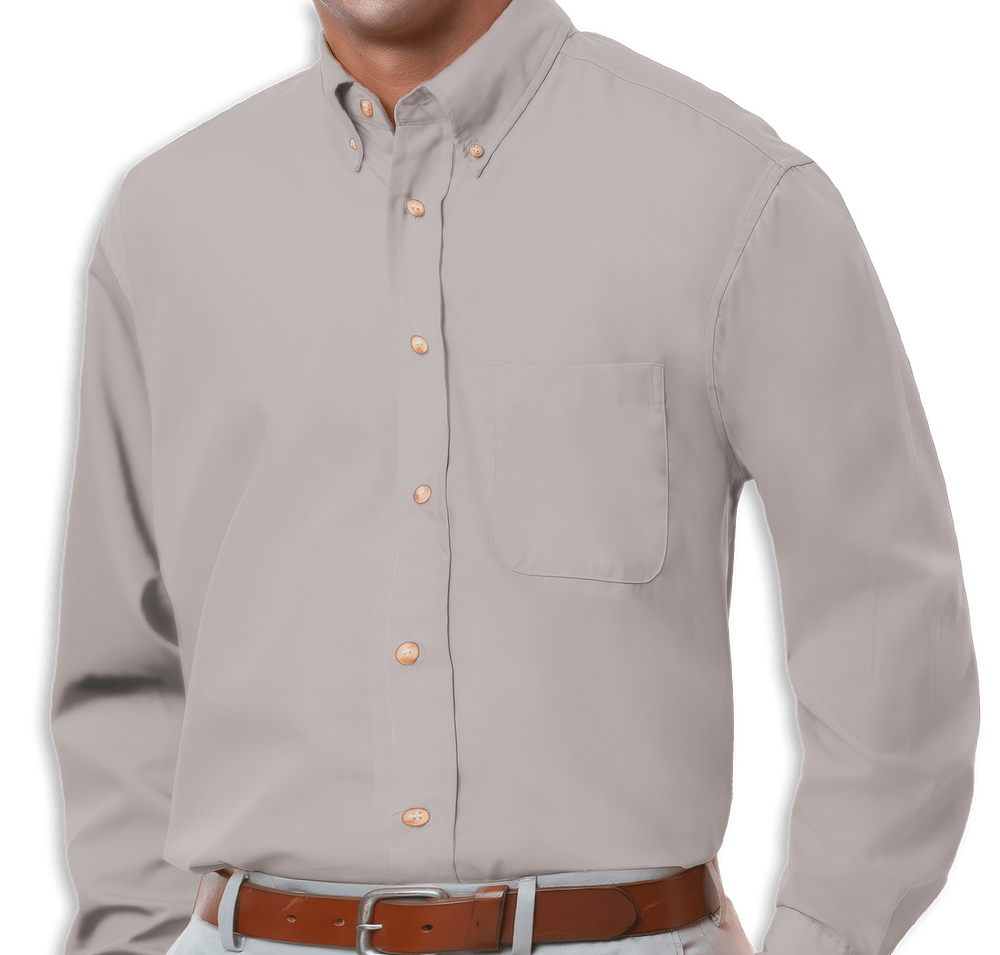 Blue Generation Superblend Poplin Long Sleeve Dress Shirt - Embroidered-default