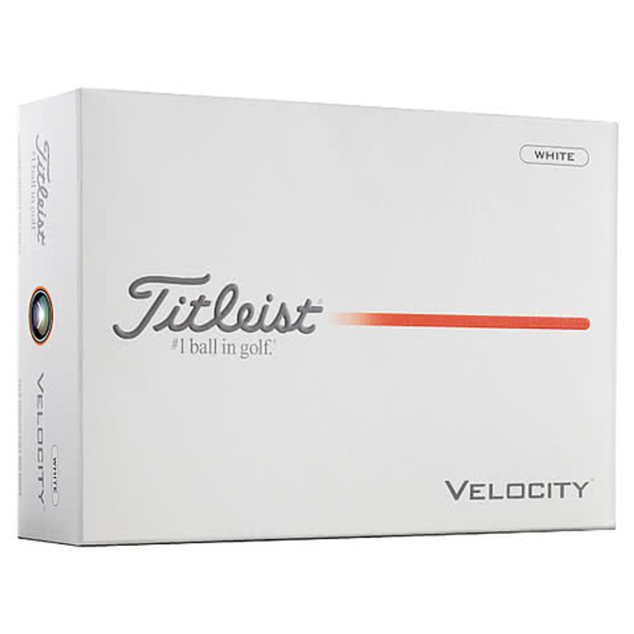 Titleist Velocity Golf Balls (Box of 12) in White