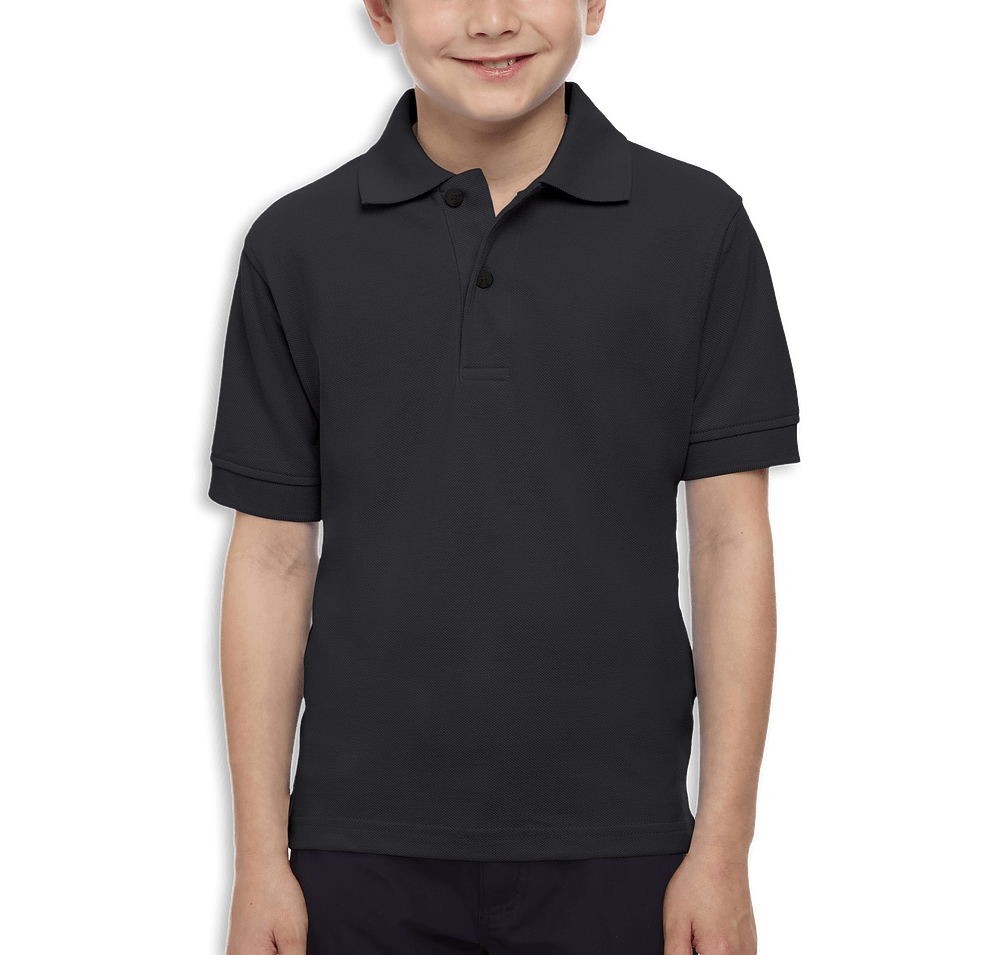 Blue Generation Youth Soft Touch Pique Polo - Printed-default