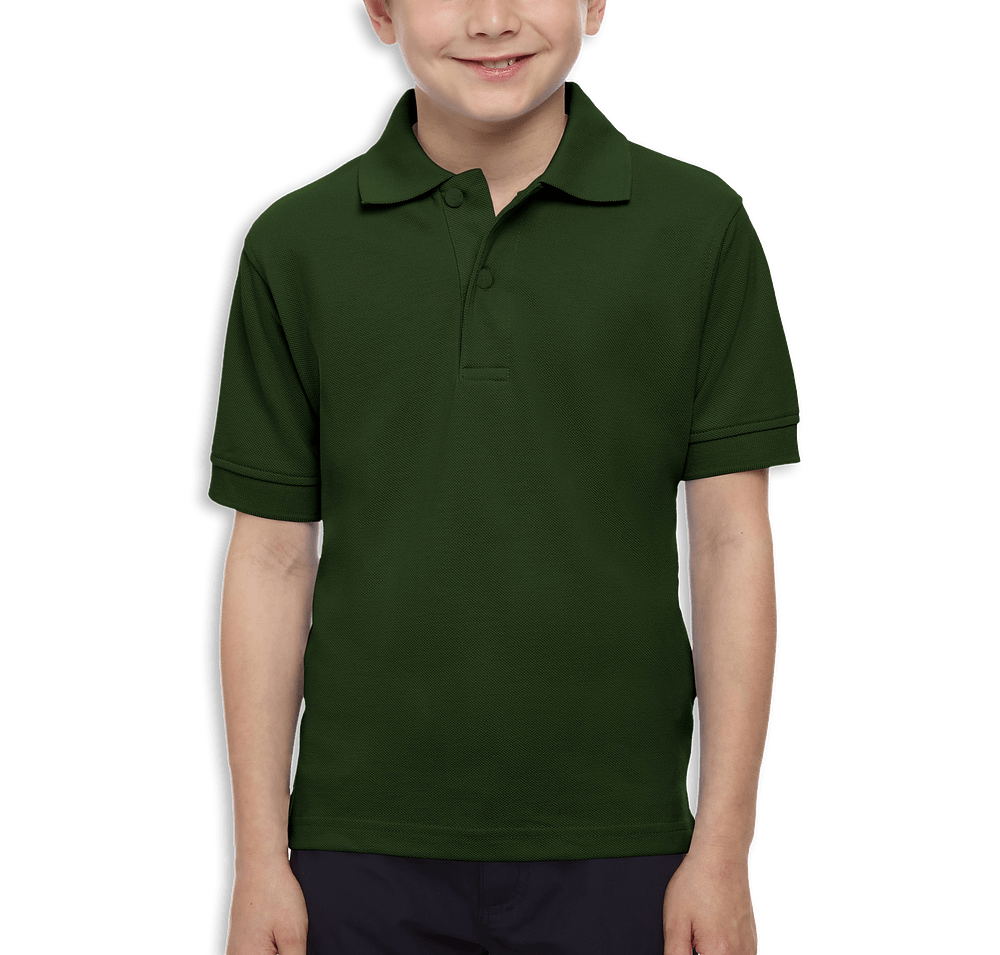 Blue Generation Youth Soft Touch Pique Polo - Printed-default