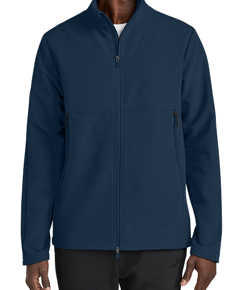 Nike Midweight Smooth Soft Shell Jacket - Printed in Navy